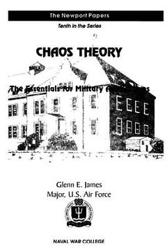 portada Chaos Theory: The Essentials for Military Applications: Naval War College Newport Papers 10