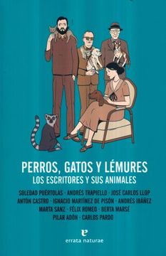portada Perros Gatos y Lémures: Los Escritores y sus Animales