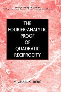 portada the fourier-analytic proof of quadratic reciprocity (en Inglés)