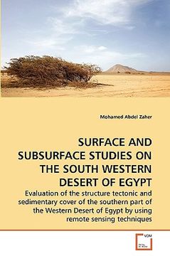 portada surface and subsurface studies on the south western desert of egypt (en Inglés)