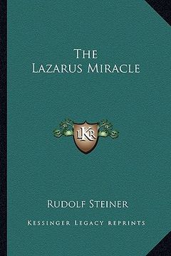 portada the lazarus miracle (en Inglés)