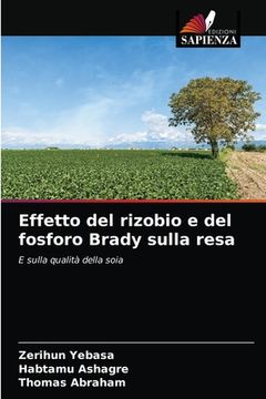 portada Effetto del rizobio e del fosforo Brady sulla resa (en Italiano)