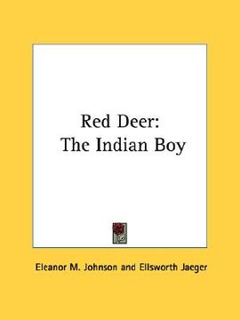 portada red deer: the indian boy (in English)