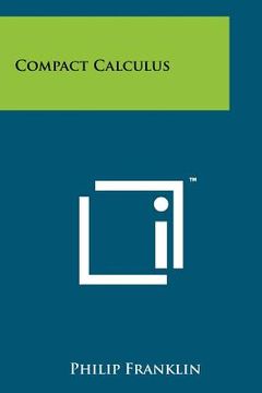 portada compact calculus (en Inglés)