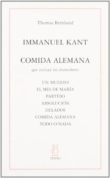 portada Immanuel Kant y comida alemana (SKENE)