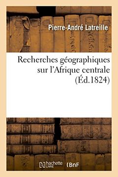 portada Recherches géographiques sur l'afrique centrale (Histoire) (French Edition)