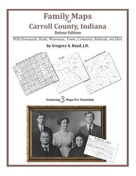 portada Family Maps of Carroll County, Indiana (en Inglés)
