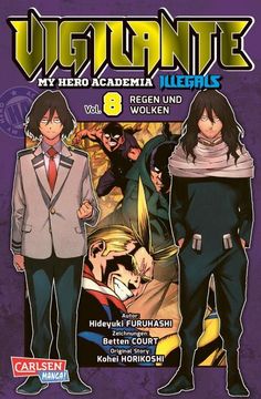 portada Vigilante - my Hero Academia Illegals 8 (en Alemán)