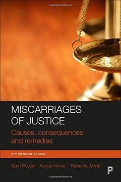 portada Miscarriages of Justice: Causes, Consequences and Remedies (Key Themes in Policing) (en Inglés)