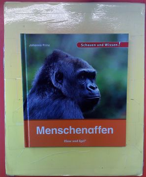 portada Menschenaffen: Schauen und Wissen! 1. Auflage.