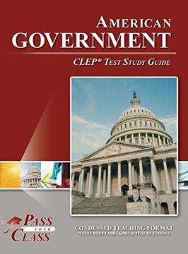 portada American Government Clep Test Study Guide (en Inglés)