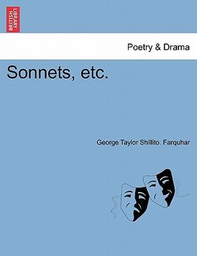portada sonnets, etc. (en Inglés)