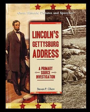 portada lincoln's gettysburg address: a primary source investigation (in English)