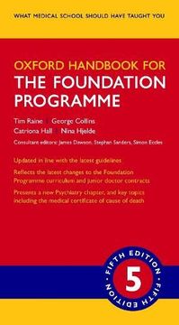 portada Oxford Handbook for the Foundation Programme (Oxford Medical Handbooks) (en Inglés)
