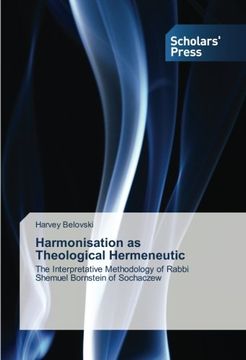 portada Harmonisation as Theological Hermeneutic