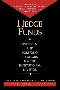 portada hedge funds: investment and portfolio strategies for the institutional investor (in English)