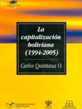 portada La capitalización boliviana (1994-2005)