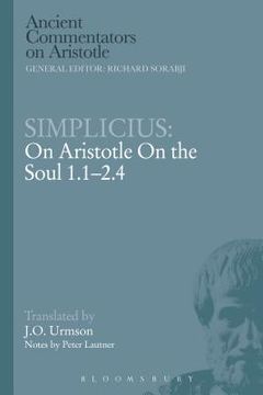 portada Simplicius: On Aristotle on the Soul 1.1-2.4 (in English)