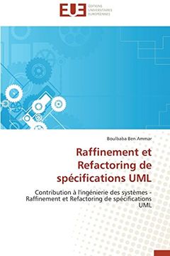 portada Raffinement Et Refactoring de Specifications UML