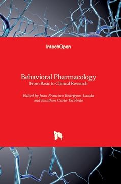 portada Behavioral Pharmacology: From Basic to Clinical Research (en Inglés)