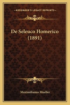 portada De Seleuco Homerico (1891) (in Latin)