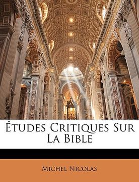 portada Études Critiques Sur La Bible (in French)