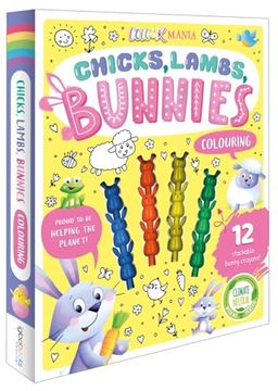 portada Chicks, Lambs, Bunnies Colouring (Colourmania Eco)