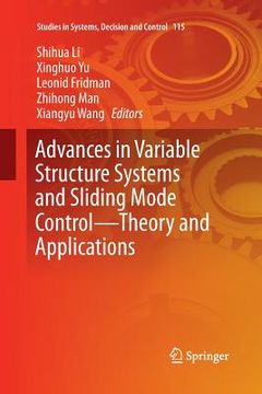 portada Advances in Variable Structure Systems and Sliding Mode Control--Theory and Applications (in English)
