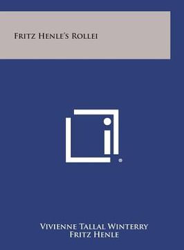 portada Fritz Henle's Rollei (in English)