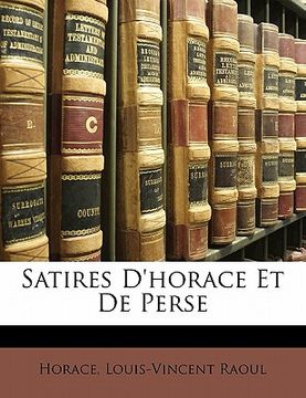 portada Satires d'Horace Et de Perse (in French)