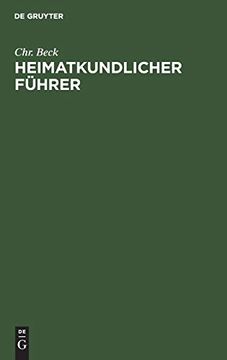 portada Heimatkundlicher fã Â¼Hrer: Fã â¼r Junge Wanderer (German Edition) [Hardcover ] (en Alemán)