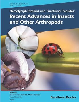 portada Recent Advances in Insects and Other Arthropods: Hemolymph Proteins and Functional Peptides Volume 1 (in English)