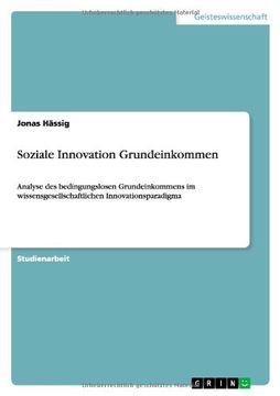 portada Soziale Innovation Grundeinkommen (German Edition)