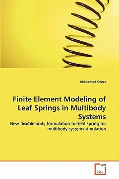 portada finite element modeling of leaf springs in multibody systems (en Inglés)