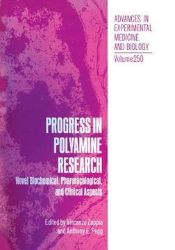 portada Progress in Polyamine Research: Novel Biochemical, Pharmacological, and Clinical Aspects (en Inglés)