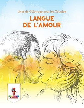 portada Langue de L'amour: Livre de Coloriage pour les Couples