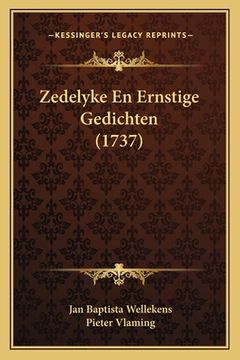 portada Zedelyke En Ernstige Gedichten (1737)