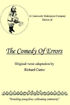portada a community shakespeare company edition of the comedy of errors