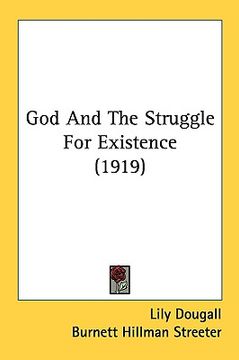 portada god and the struggle for existence (1919) (en Inglés)