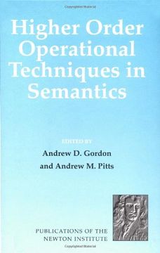 portada Higher Order Operational Techniques in Semantics Hardback (Publications of the Newton Institute) (in English)