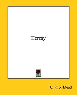 portada heresy (en Inglés)