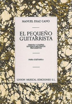 portada Diaz Cano El Pequeno Guitarrista 34 Estudios Melodicos Progresivos
