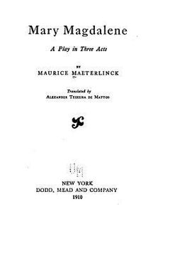 portada Mary Magdalene, a Play in Three Acts (in English)
