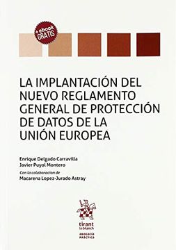 portada Implantacion del Nuevo Reglamento General de Proteccion de Datos de la Union Europea