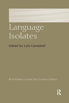 portada Language Isolates (Routledge Language Family Series) (en Inglés)