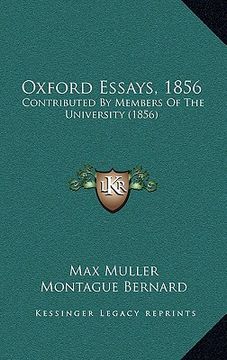 portada oxford essays, 1856: contributed by members of the university (1856) (en Inglés)