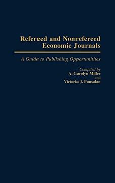 portada Refereed and Nonrefereed Economic Journals: A Guide to Publishing Opportunities (en Inglés)