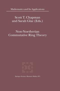 portada non-noetherian commutative ring theory (en Inglés)
