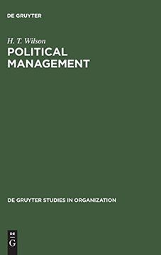 portada Political Management (de Gruyter Studies in Organization) 