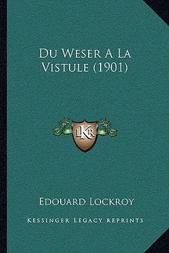 portada Du Weser A La Vistule (1901) (en Francés)